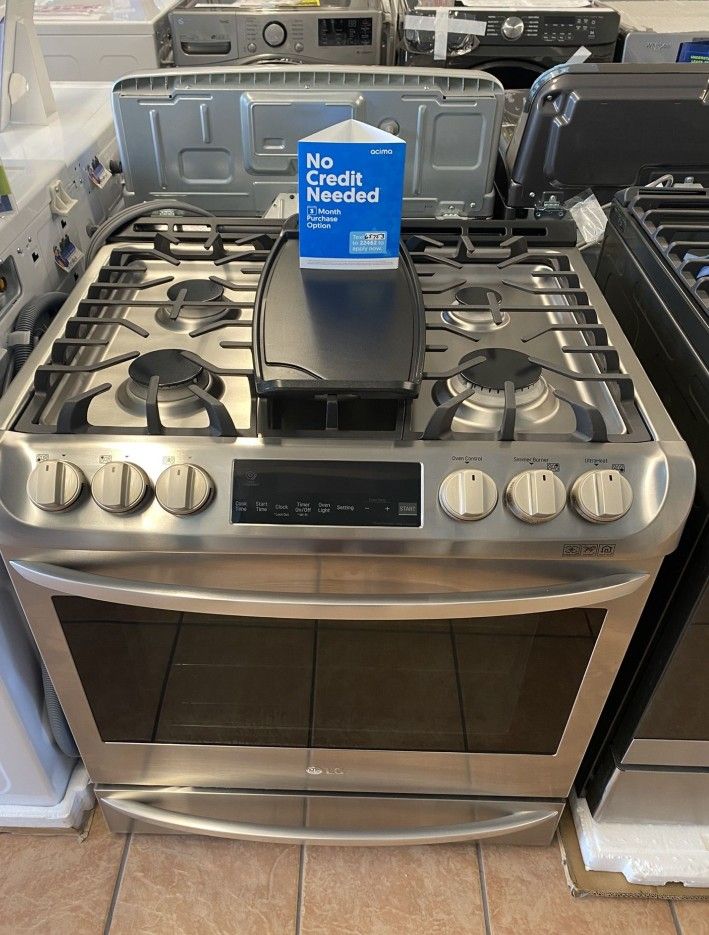 LG Smart Slide In Dual Fuel Electric Range U68G