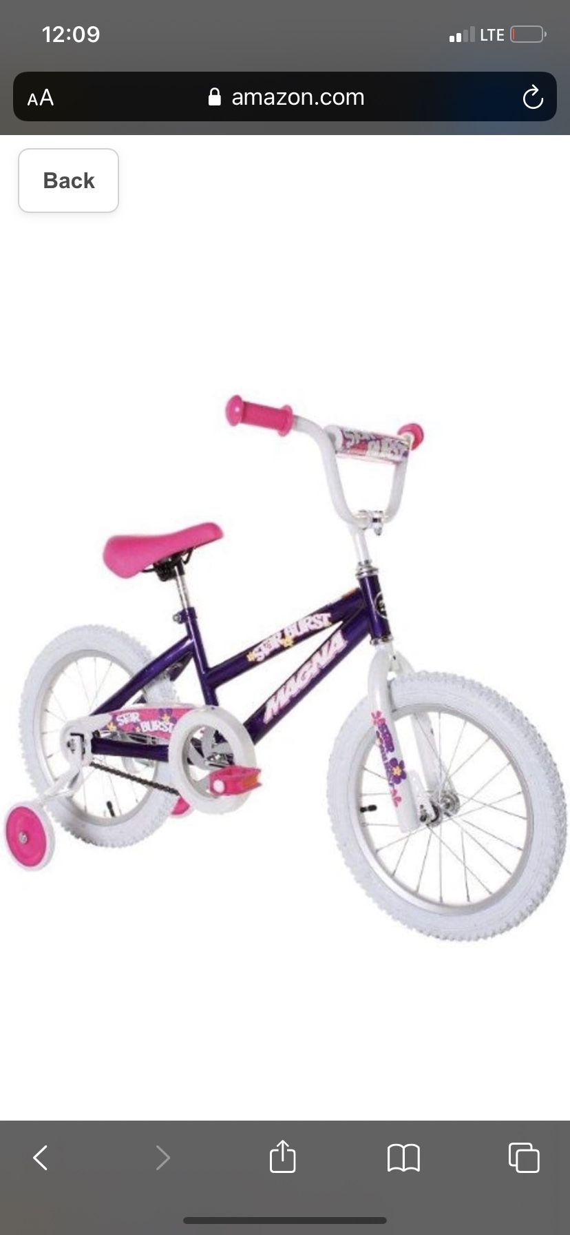 Brand New Girls Bike In Box
