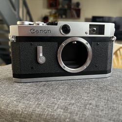 Canon P Rangefinder Film Camera w/ 35mm & 50mm Lenses