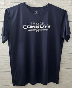 Dallas Cowboys Men’s 4XL Navy Performance T-Shirt NFL Football Logo Tee