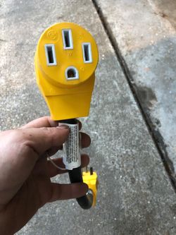 30AM / 50AF POWER GRIP 12" GENERATOR ADAPTER - 3PRONG125V / 3750W (55412)