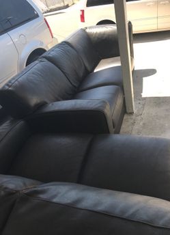Leather couches
