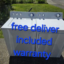 30 Days Warranty (Ge Washer And Electric Dryer) I Can Help You With Free Delivery Within 10 Miles Distance 