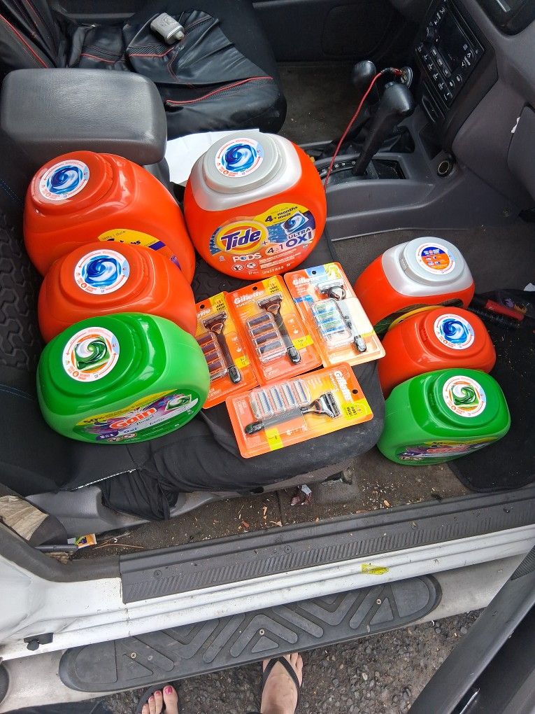 Tide Pods And Gillette Razors