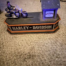 Franklin Mint Harley-Davidson Coin Bank – Heavy Cast Metal Collectible