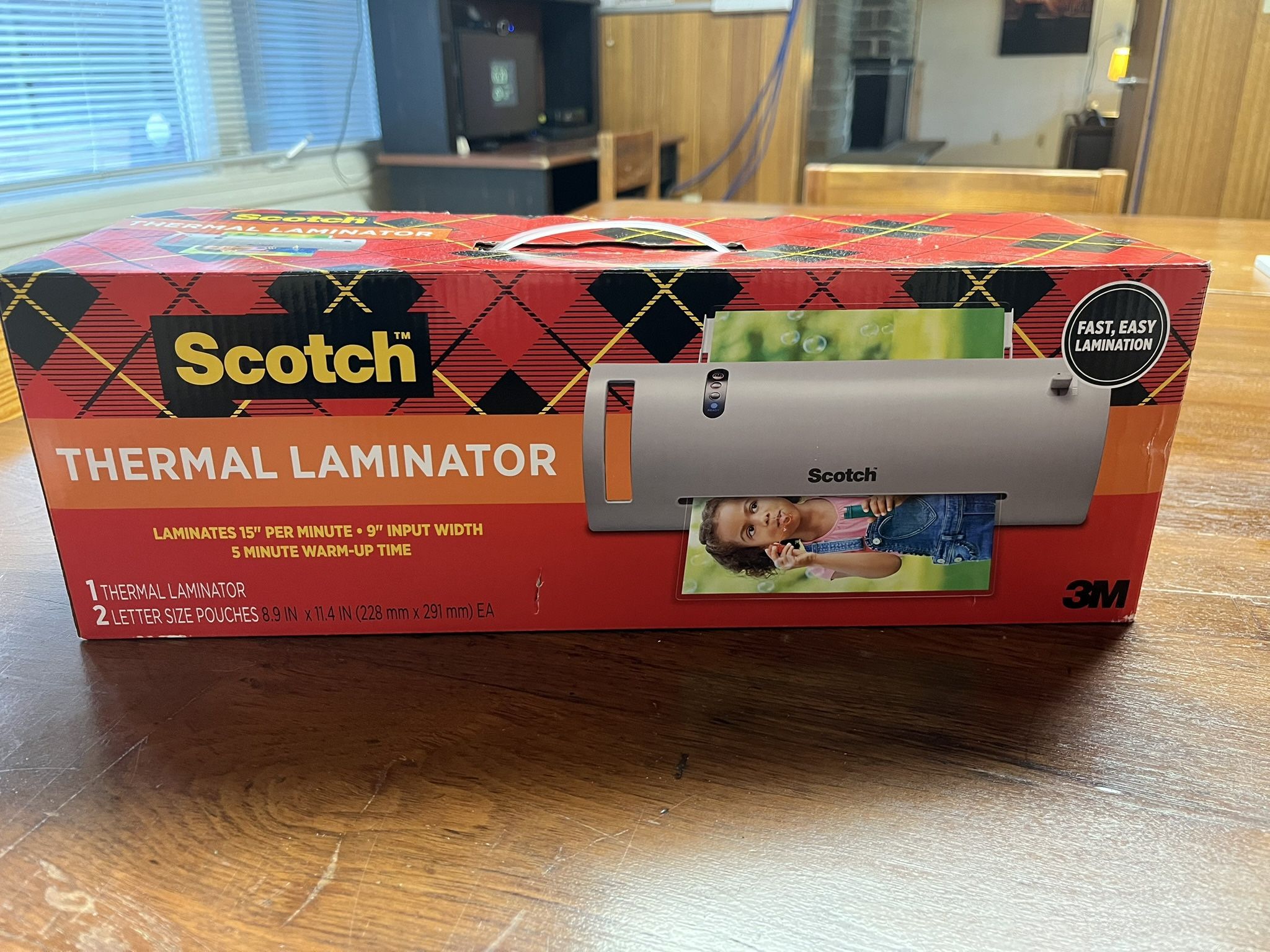 Scotch Thermal Laminating $33.26 and Scotch Thermal Laminating Pouches $9.99 and Crotch Self-seal Laminating Pouches $7.24 = $50.49 Less Money $45.00