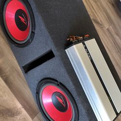 10” Subwoofers and Amp