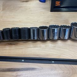 1/2” Drive Craftsmn And Proto Sockets 