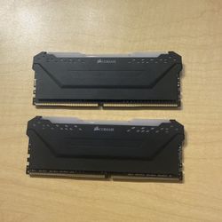 Corsair RAM 8GB Sticks (2×8GB) – 16GB Total – Desktop Memory