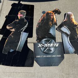 VINTAGE X MEN MOVIE PROMO STANDS
