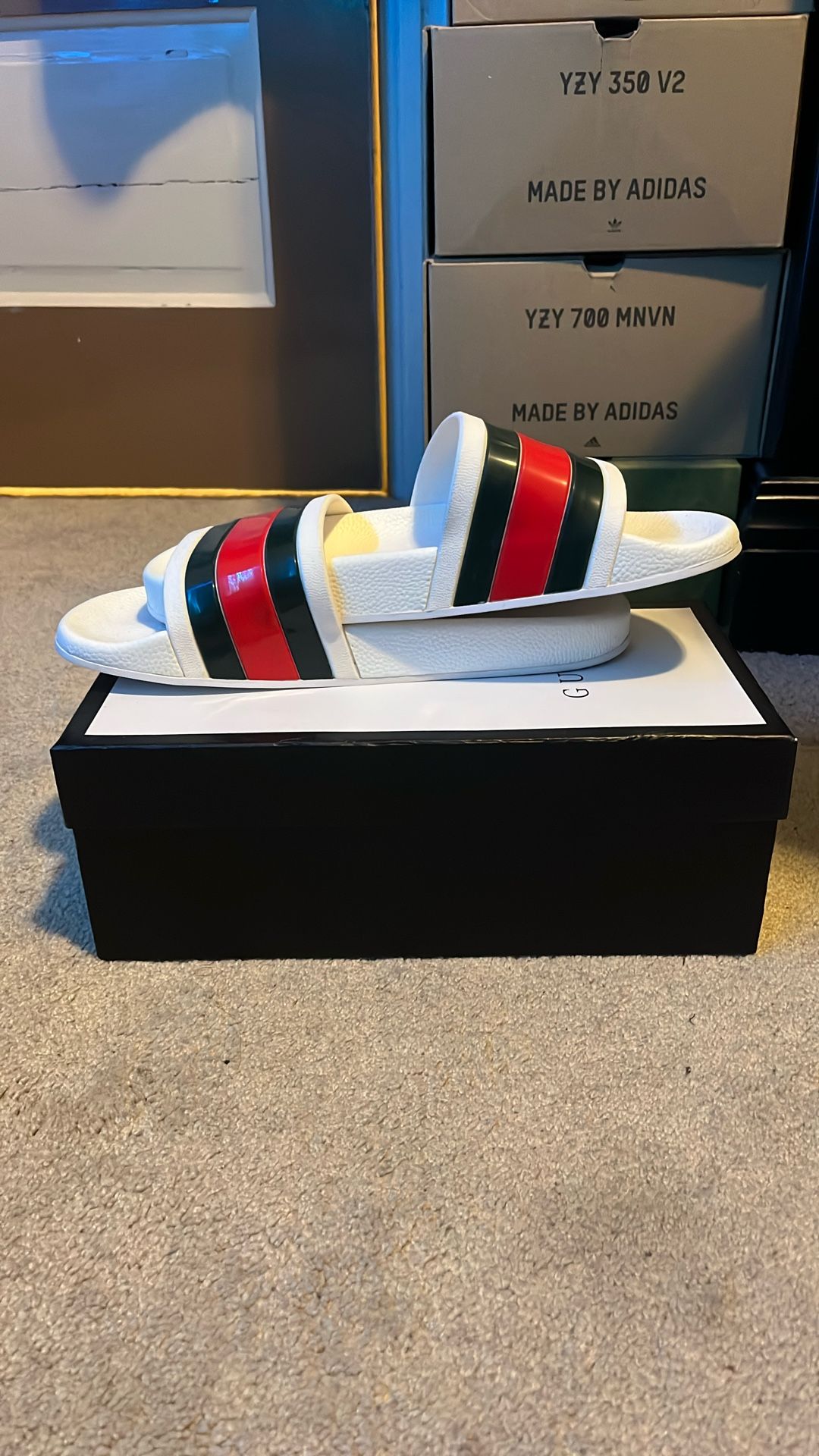 Gucci Slides White Size 9.5 Men