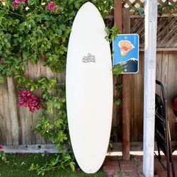 6’5 Mystic Hulls Twin Fin Egg Surfboard Midlength Surf Board (not channel islands ci mid g and s Firewire Album Takayama Bing Ryan Burch Tyler Warren