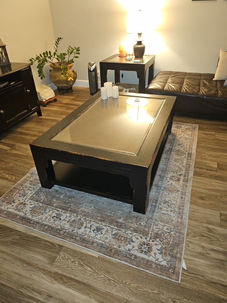 Thomasville Wanderlust Coffee Table And Two End Tables - Used