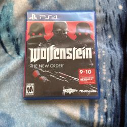 Wolfenstein The New Order Ps4 Game Playstation 4