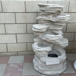 New Water Fountain Made Out Of Cement Perfect Gift 