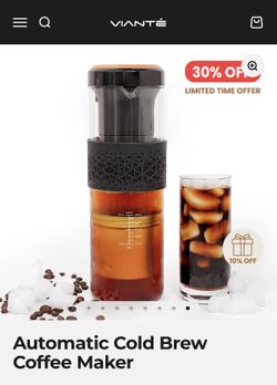 VIANTE Automatic Cold Brew Coffee Maker