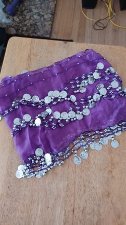 Shimmey wrap purple