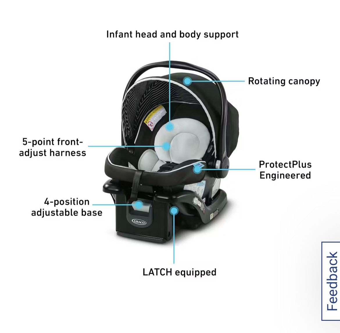 Graco SnugRide® Lite LX Infant Car Seat & Base