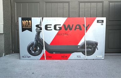 Segway DLX 2 Pro Electric Scooter, 18.6 mph Max Speed, 25 mile Range, UL Certified BRAND NEW IN BOX