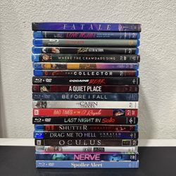 Blu-ray movies lot: $5 Each or $30 for all blurays + Read description