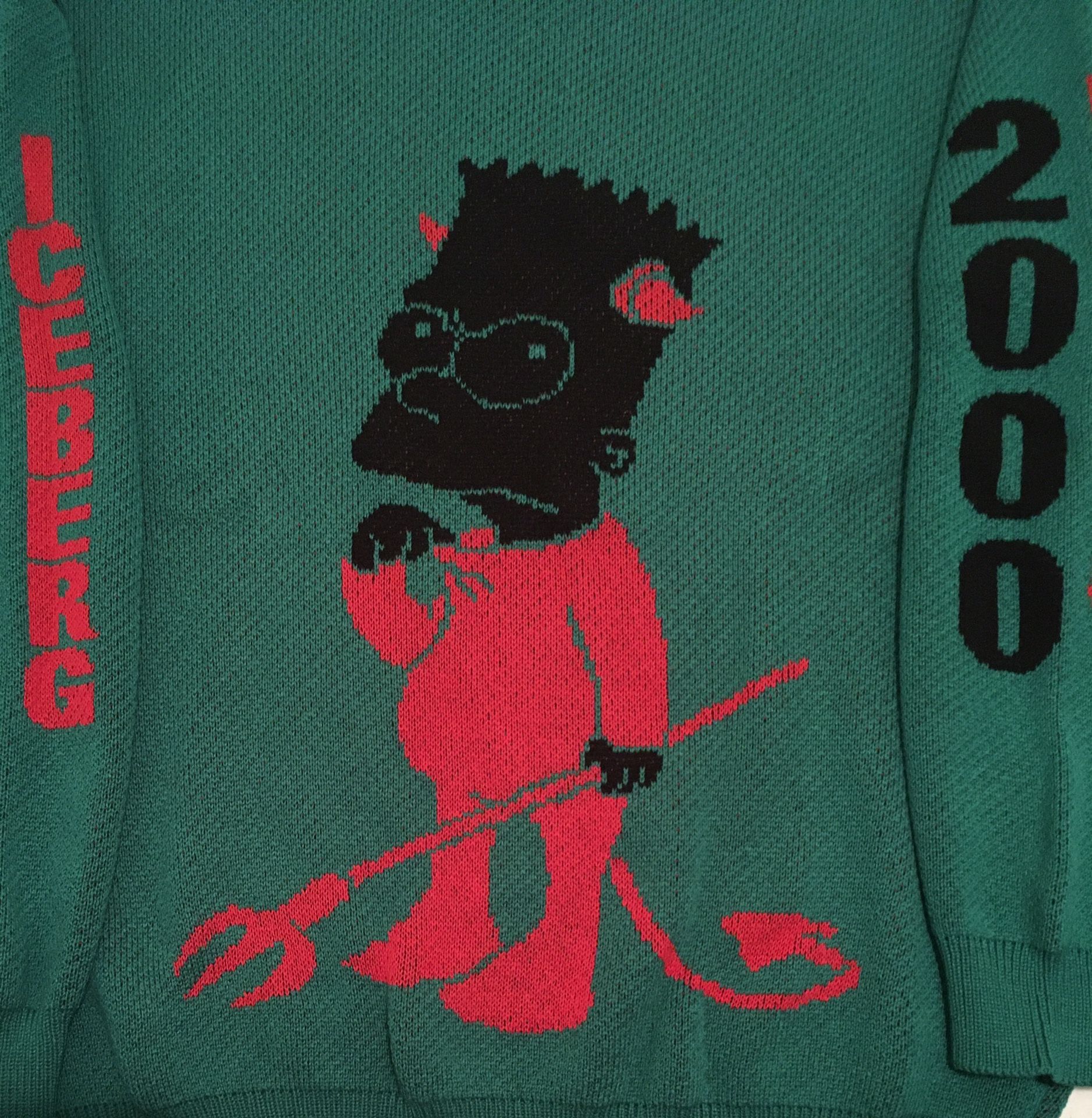 Sweater Iceberg Green Bart Simpson ( Limited Edition) for Sale in 
