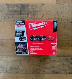 New Milwaukee M18 6.0 Red-Lithium Battery Bundle