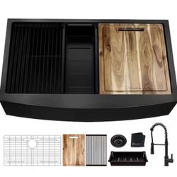 33” Farmhouse Kitchen Sink
