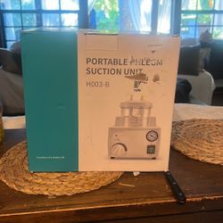 Protable Phlegm Suction Unit