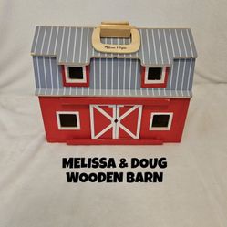 MELISSA & DOUG WOODEN BARN TOY 