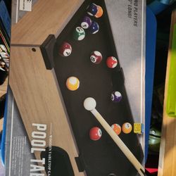 table top pool table