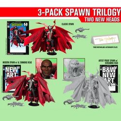 McFarlane Toys Kickstarter Masterworks Spawn 3-Pack Trilogy