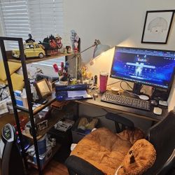 L-Shaped Small Computer Desk