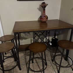  Dining Table/Bar Dining Table/ Wine Cellar Table