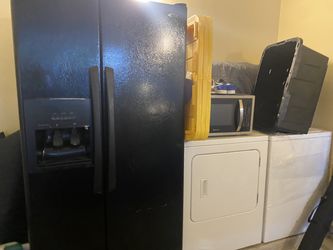 Washer, Dryer, Refrigerator,  Microwave