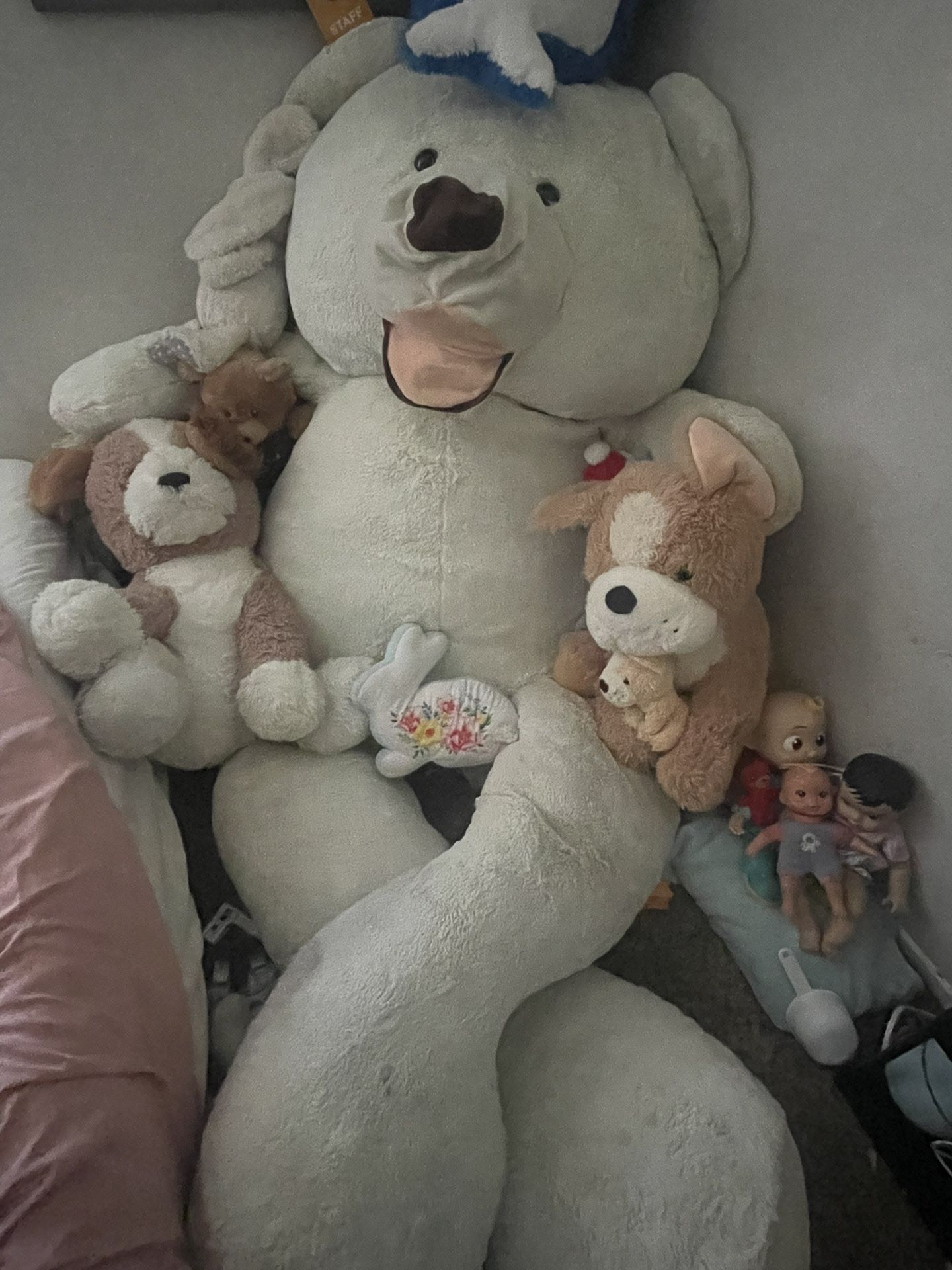 Giant White Teddy Bear