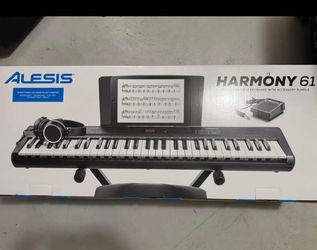 61-key portable keyboard with accessories