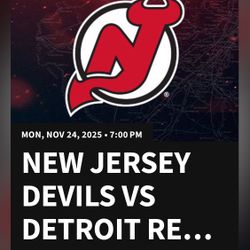 Nj Devils Tickets Tonight 7:00pm 