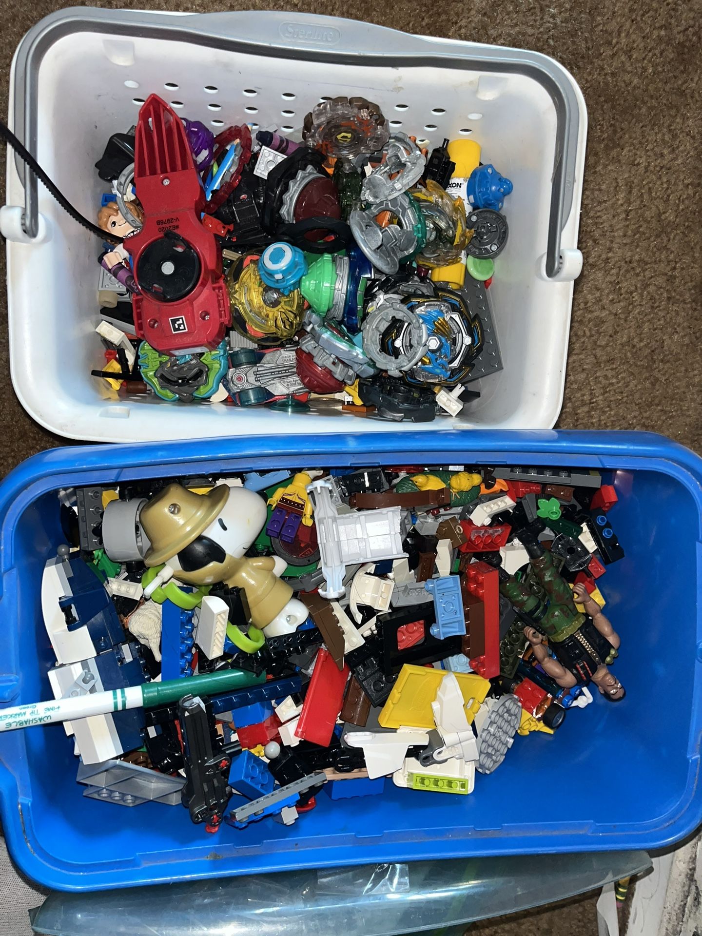 2 Boxes Of Toys.