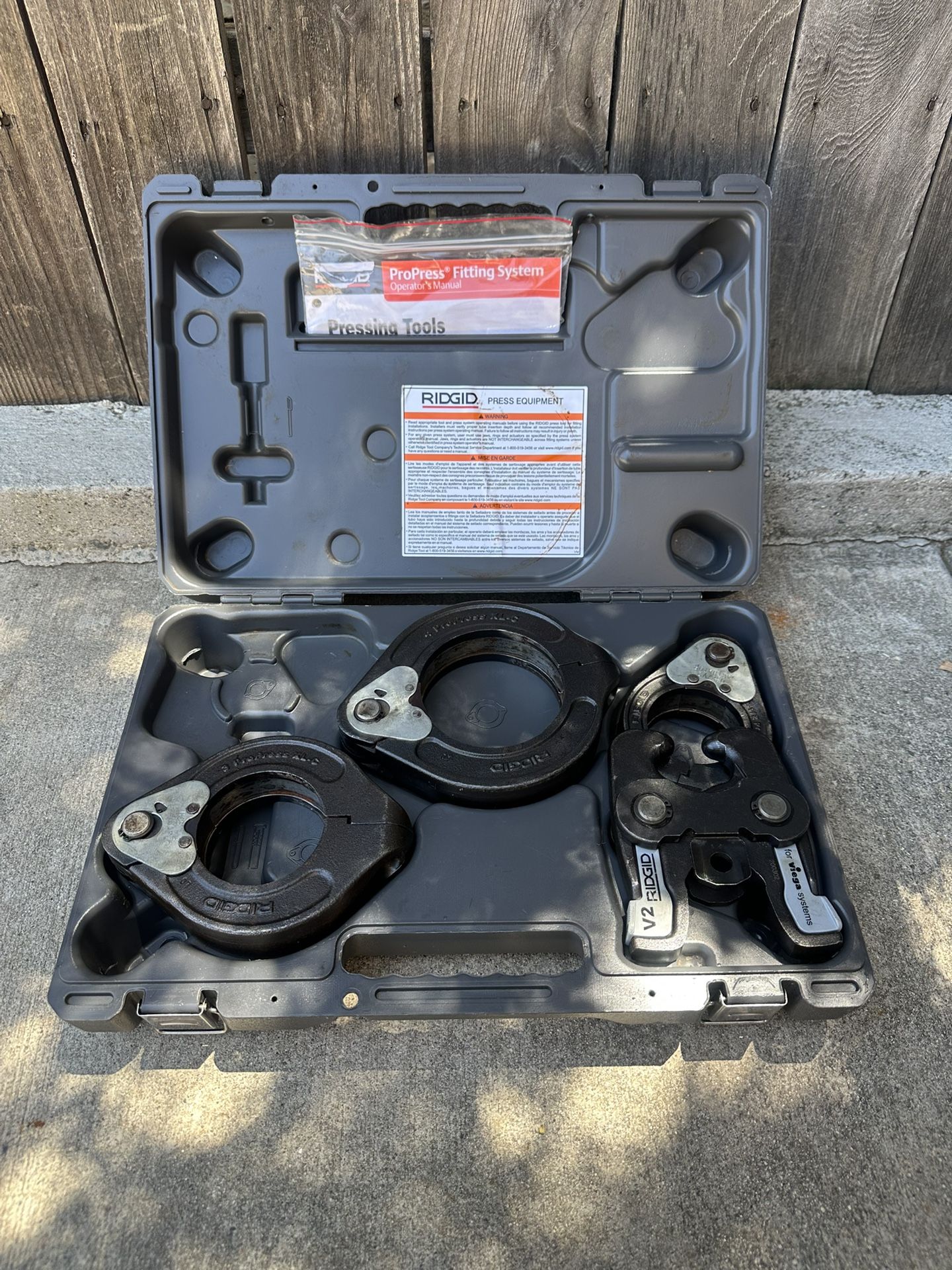 RIDGID STANDARD SERIES PROPRESS XL-C RINGS KIT (2-1/2" - 4")