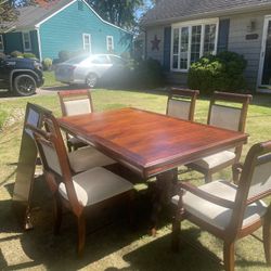 Dinning Table With Chairs “Real Wood”