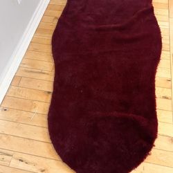 Faux Red Rug