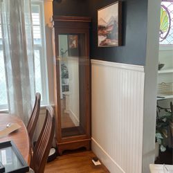 Curio Cabinet With Shelves