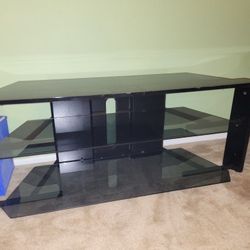 T..V. Stand With 2 Glass Shelves 