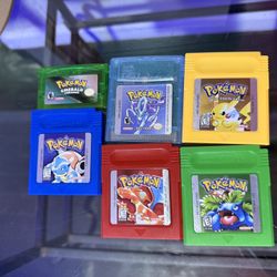 Pokémon Gameboy Games 