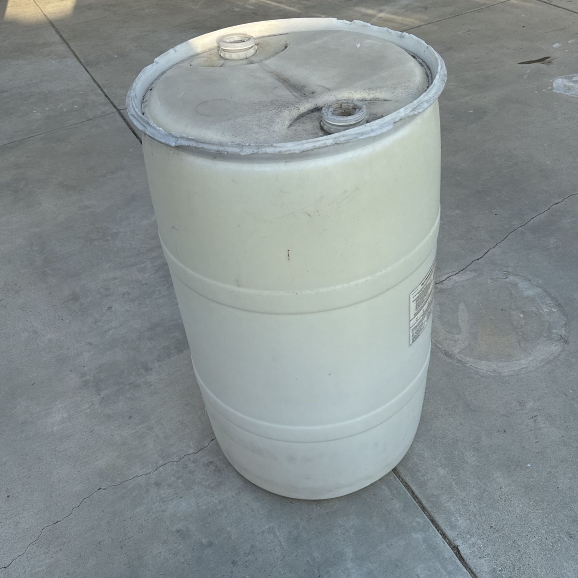55 Gallon Barrel Water Container