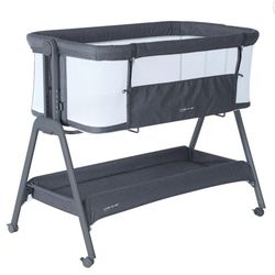 ANGELBLISS Baby Cradle Sleeper, Foldable Bedside Bassinet with Storage, Portable Crib (0-6 months)