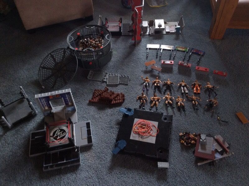 WWE Wrestling Mini Micro Aggression Elimination Chamber