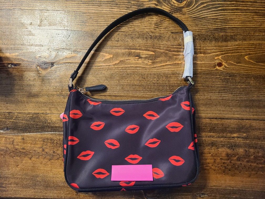 Women's Designer Purse With Kiss Lips