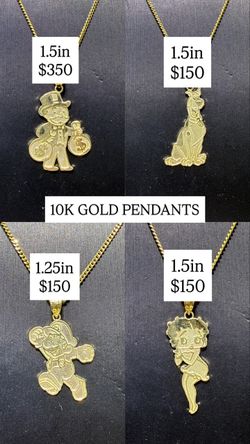 10KT Gold Pendants