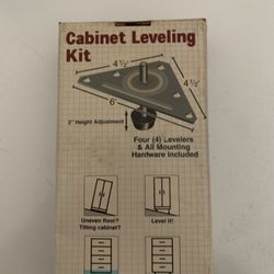 Cabinet Levelers NEW